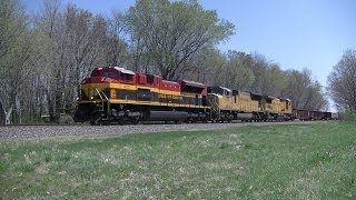 HD: 4/18/14 KCS 4000 leads NS 168 in Shiloh, IL