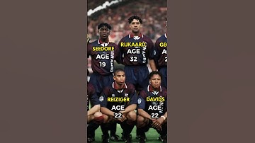 Ajax Squad 1995 Champions league final | AGE  #championsleague #footballshorts #shorts #football