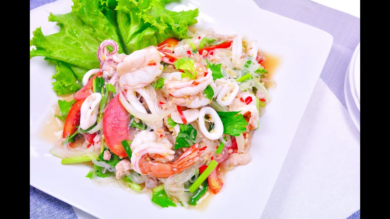 Spicy Glass Noodle Salad - Yum Woon Sen (ยำวุ้นเส้น) - Youtube