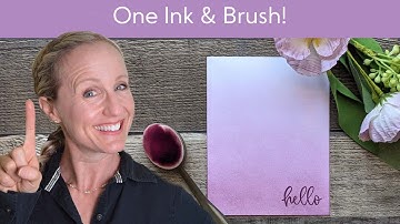 Easy Ombre Stationary Set | Card Making Tutorial