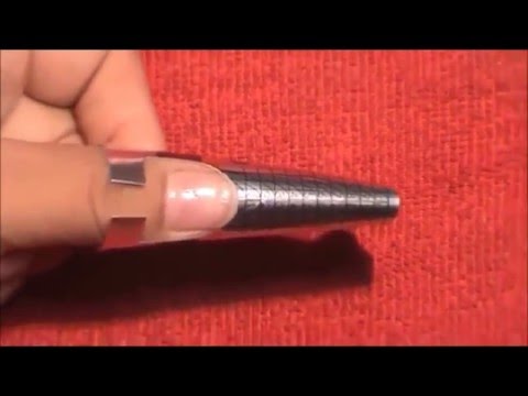 Como colocar una forma para uñas esculturales (tradicional) - YouTube
