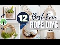 HIGH END DOLLAR TREE DIY Room Decor Ideas USING ROPE