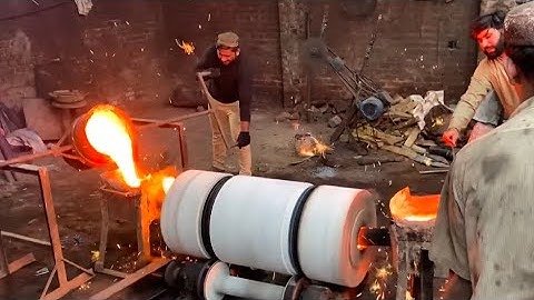 Unbelievable Molten Metal Casting Process 🔥 | Extreme Factory Work Skills | Hayat Skill X