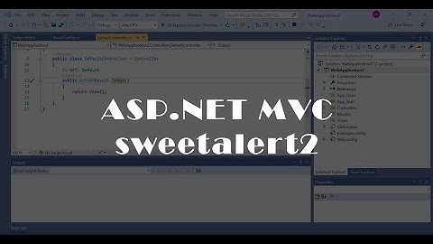 35 - Admin Paneli sweetalert2 ve TempData kullanımı - ASP.NET MVC MySQL Eğitimi