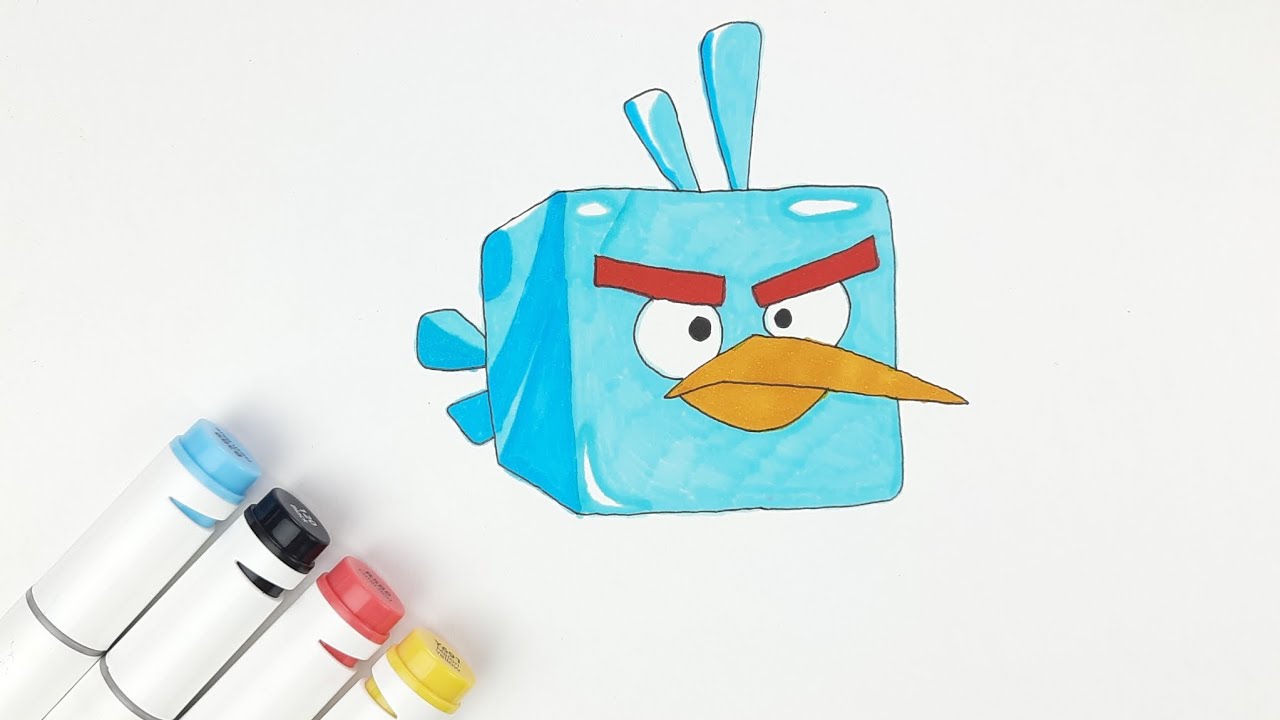 How to draw Ice Bird (Angry Birds) | Easy Drawing for Beginners | Neel Artify 