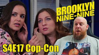 Brooklyn 99 4x17 Cop-Con - 8 Drink Amy is bad at riding what? Also there is a darkness to Boyle....