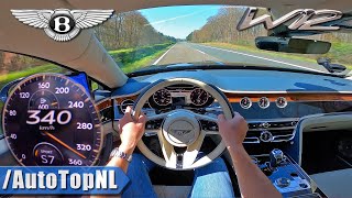 BENTLEY Flying Spur *340km\/h* TOP SPEED on AUTOBAHN by AutoTopNL