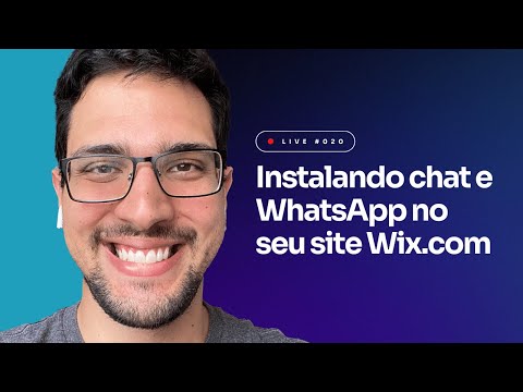 Instalando chat e WhatsApp no seu site Wix | Aula #020