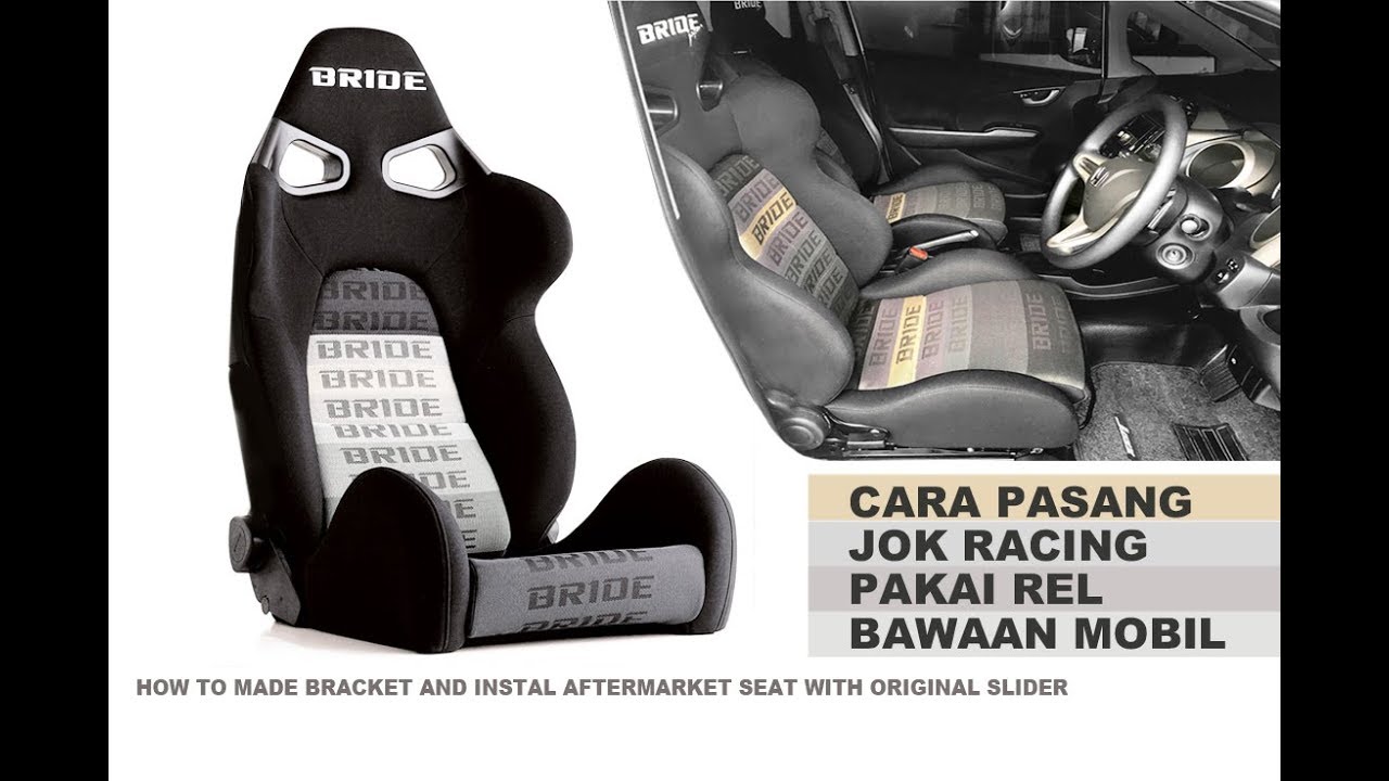 Cara Pasang jok racing pakai rel OEM Honda fit jazz GE8 YouTube