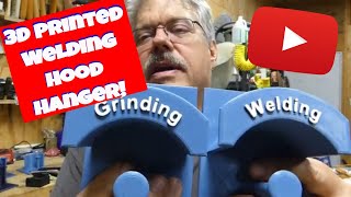 3D Printed Welding and Grinding Hood/Helmet Wall Hangers