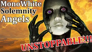 Modern Mono White Solemnity Angels – NEW from HOU!