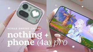 🌷 gaming on a cute pink mid-range phone | mobile + pc games on the nothing phone (4a) pro ✧.* screenshot 1