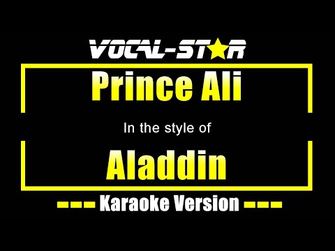 Prince Ali Karaoke Aladdin Disney Karaoke Version 