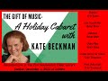 The Gift of Music - A Holiday Cabaret with Kate Beckman: Port Washington Public Library 12-04-22