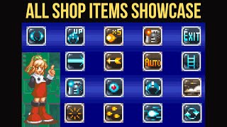 All shop items showcase - Mega Man 8