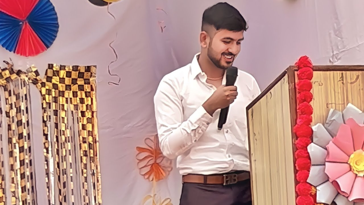 Teacher's farewell speech ll School farewell ll 10th class farewell ll School days ll Sagar Bhardwaj