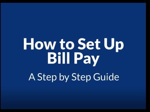 How to Sign Up for Bill Pay
