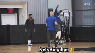 Kevin Durant \& Kyrie Irving Practice Footage 3 Days before Game 1 vs Boston