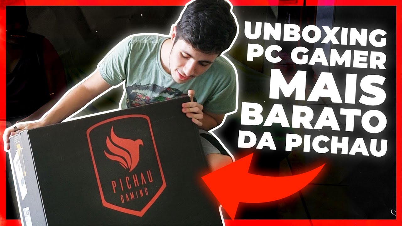 UNBOXING PC GAMER PICHAU!! 