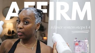 Relaxing my Pixie Haircut at Home with Affirm Relaxer System | StepbyStep Tutorial and Review