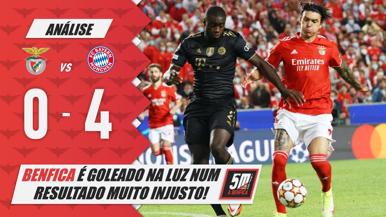 Liga Dos Campeoes 2021 22 Benfica 0 4 Bayern Reacao E Analise Youtube