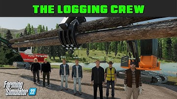 This Is One Busy Log Landing - Logging Crew 149 - Farming Simulator 2022 - FDR Logging