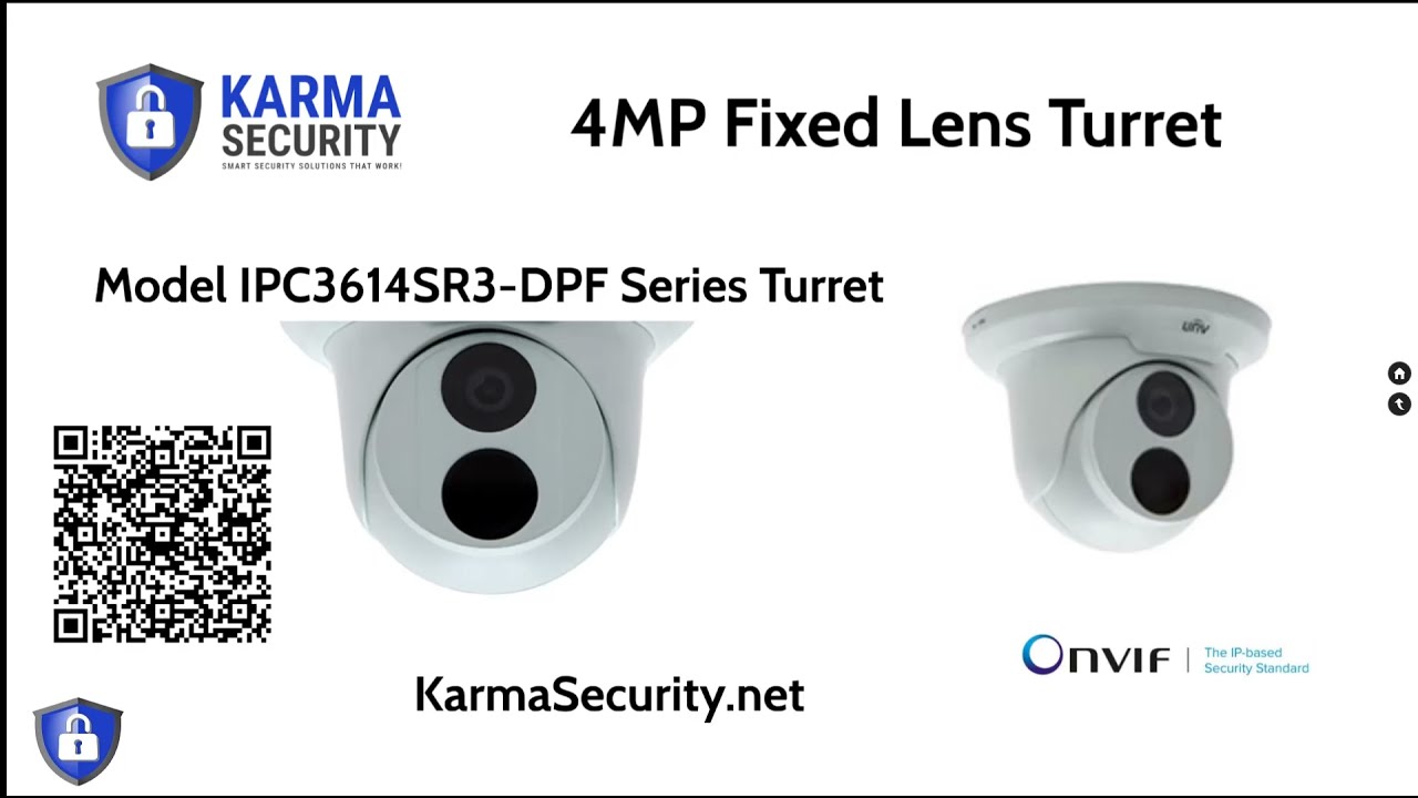 IPC3614SR3 4MP Network IR Fixed Dome Camera (2.8mm Lens)