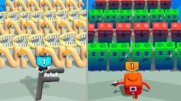 MAX LEVEL in MERGE ALPHABET VS NUMBERBLOCK LORD RUN! #26