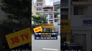 Mặt Tiền Điện Biên Phủ Quận 3. Dt 5.5 X 18,5M. Kc Trệt 3 Lầu. Gần Cư Xá Đô Thành, Bv Bình Dân
