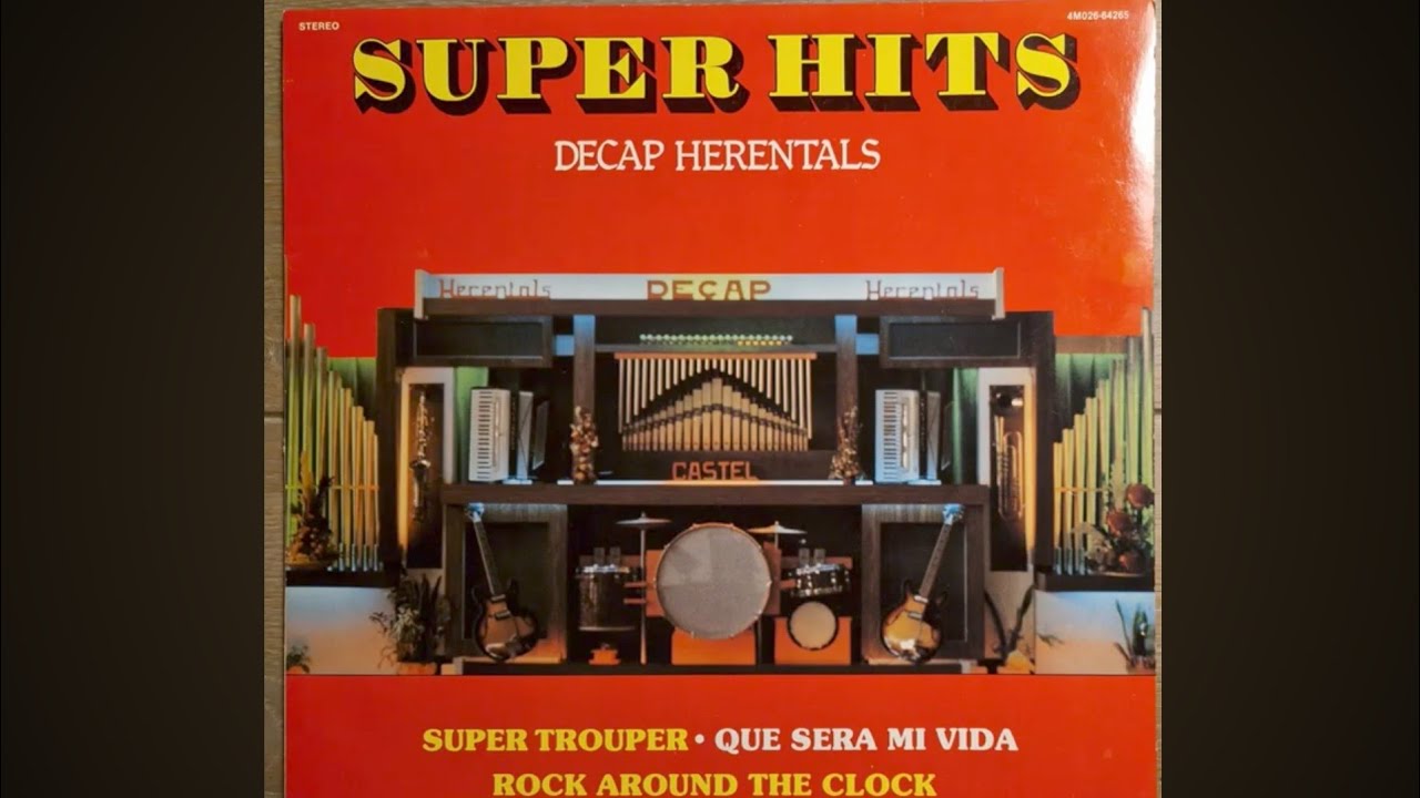 Decap Orgel LP. Decap Herentals Super Hits