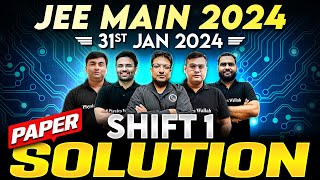 JEE Main 2024 Paper Discussion/Solution, ATTEMPT 1 | 31th January - SHIFT 1 ⚡️