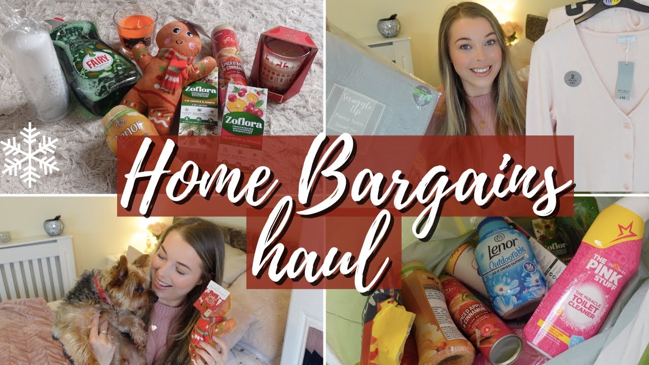 Home bargains haul 2021 // new in at home bargains // cleaning