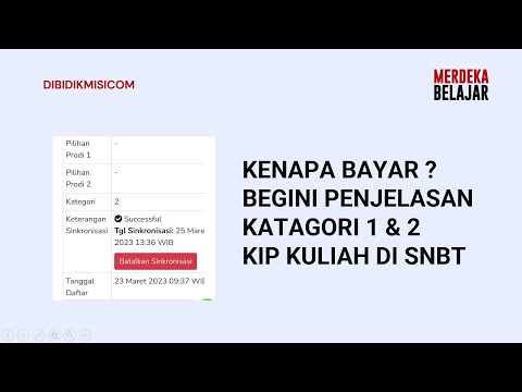 KENAPA BAYAR BIAYA UTBK ? BEGINI PENJELASAN KATAGORI 1 DAN 2 DI SNBT 2024