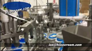 Ice Cream Rotary Filling Machine, Rotary Ice Cream Filler, Ice Cream Plant
