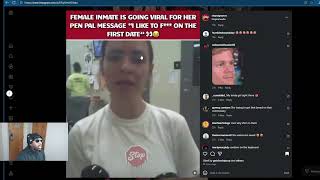 Female Inmate Is Going Viral for Her Pen Pal Message - Inmates Desperate for Money on Their Books