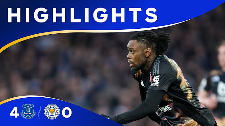 Loss In Liverpool 🤕 | Everton 4 Leicester City 0