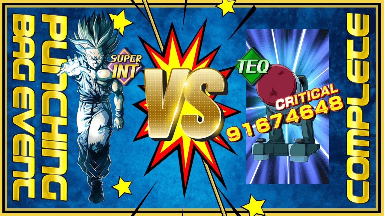 PreEZA LR Gohan WRECKS Punching Bag Event DBZ Dokkan Battle YouTube