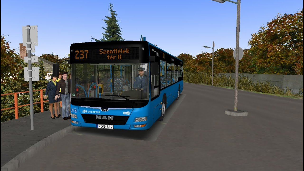 Omsi 2 / Budapest Óbuda 2013 / 237-es busz / MAN lion's city A21