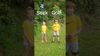 Sock Golf - underhand and overhand throwing game for elementary distance learning.