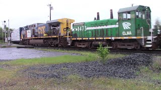 Wreaked CW44AC 365 and SW1001 CLNA 1473 on Q416 with 10 Engines at Hyattsville MD