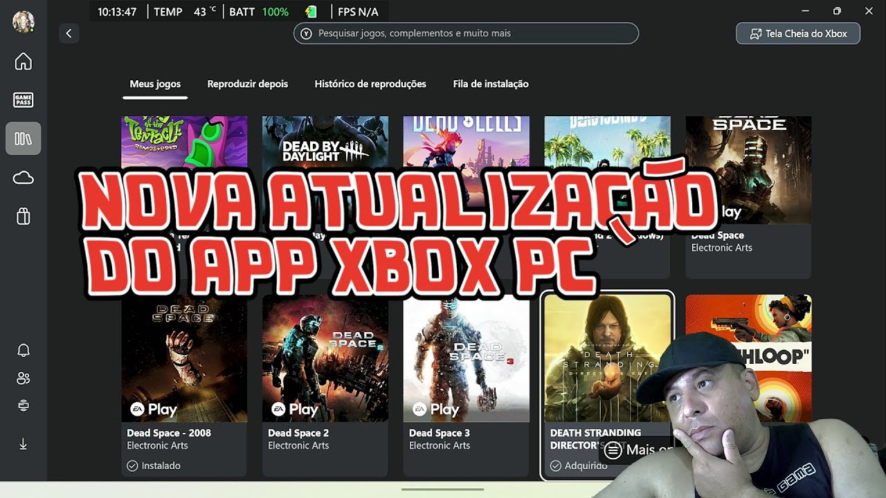 A Experiência de Tela Cheia e Novidades no APP do Xbox PC