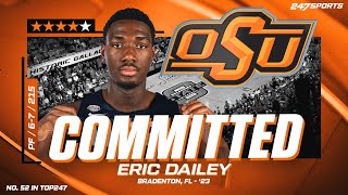 WATCH: 4-star PF Eric Dailey commits to Oklahoma State LIVE on 247Sports
