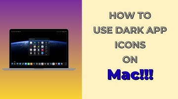 macOS Tahoe 26: How to Use Dark App Icons on Mac