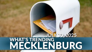 What's Trending Mecklenburg 07/30/25
