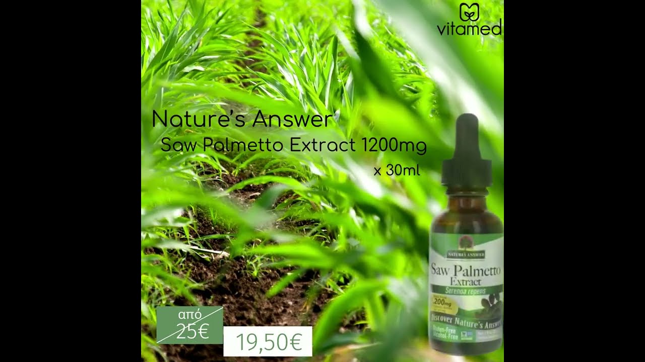Saw Palmetto Extract 1200mg x 30ml - Nature’s Answer