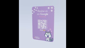 Google Reviews QR and NFC card - Veterinary
