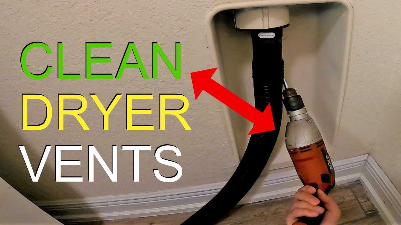 Best Way To Clean Out Dryer Vent www.youtube.com