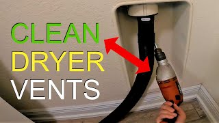 How To Clean Dryer Vents