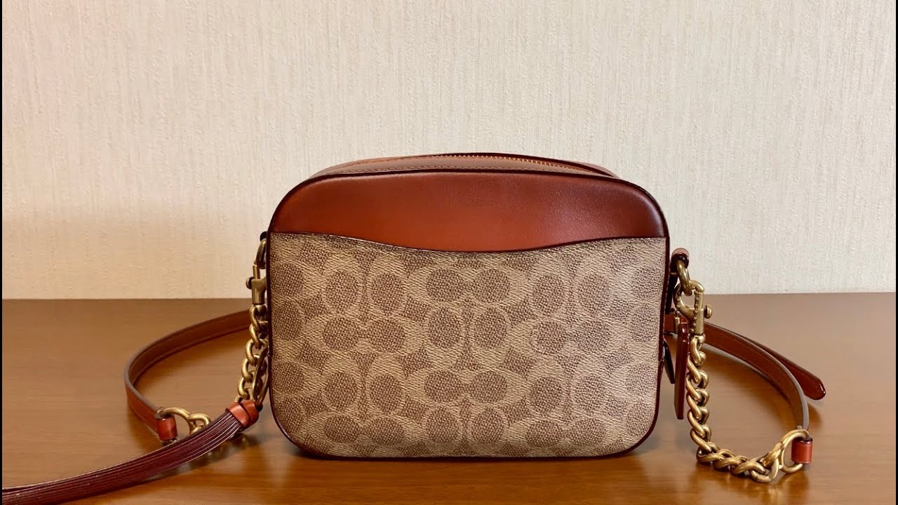 1点から卸価格でご提供 コーチ Coach シグネチャー柄 ライトブラウン レッド 美品 ハンドバッグ ジャパン公式オンラインストアは Deuber De