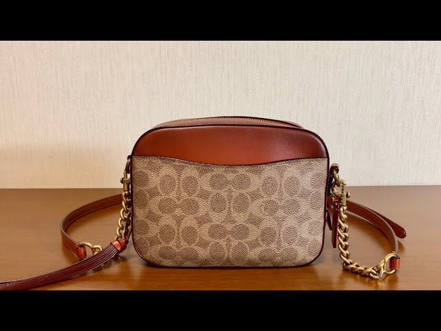 美品✨COACH グラハム ワッペン シグネチャー カメラバッグ Camera Bag In Signature Canvas 31208❤️カメラバッグ